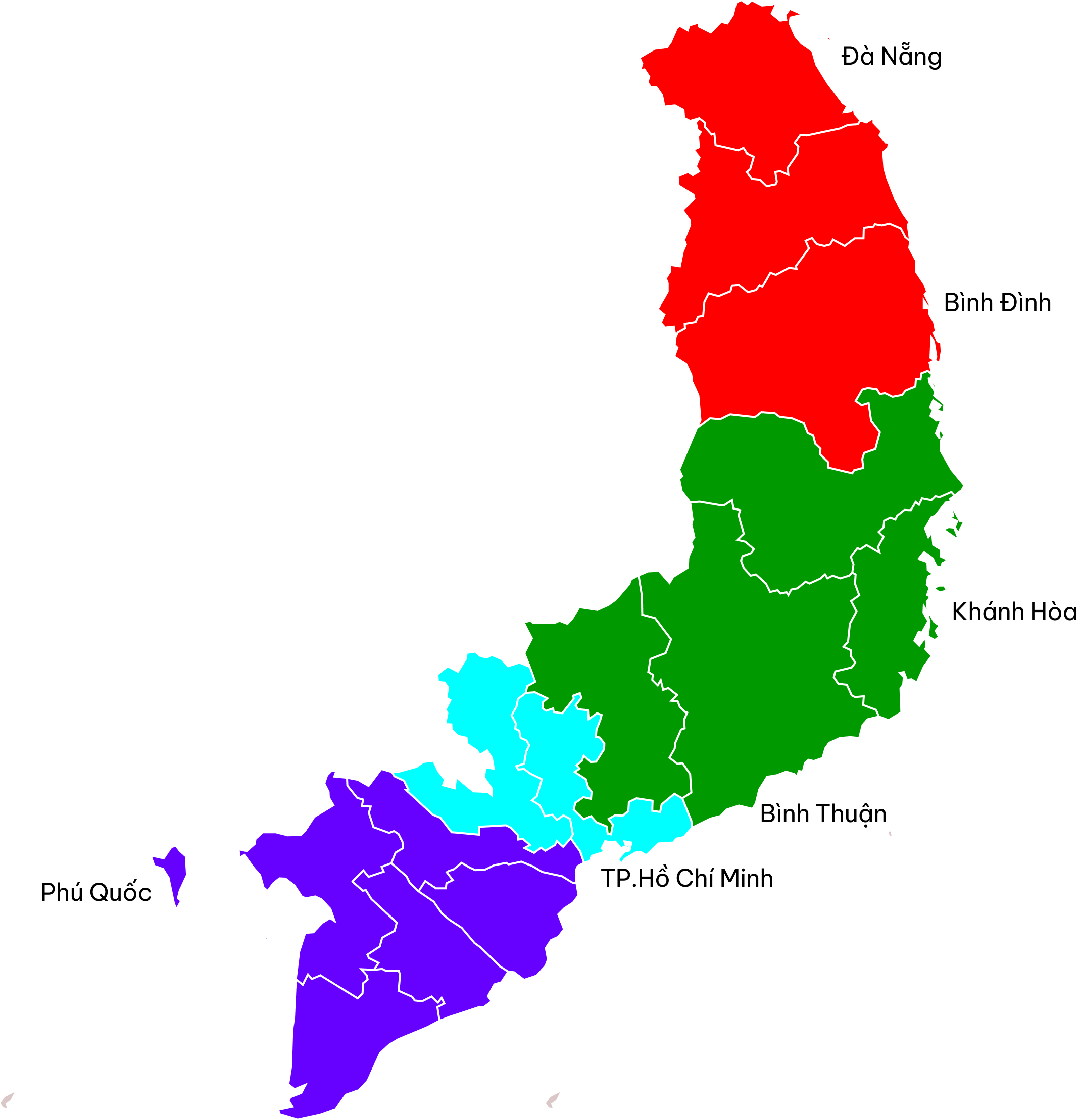 Vietnam map